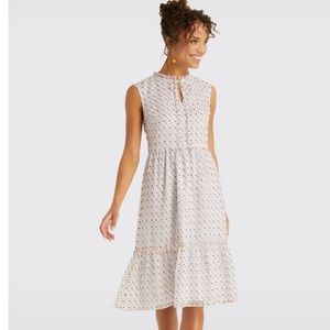 Draper James NWT Swiss Dot Midi Dress Size 10